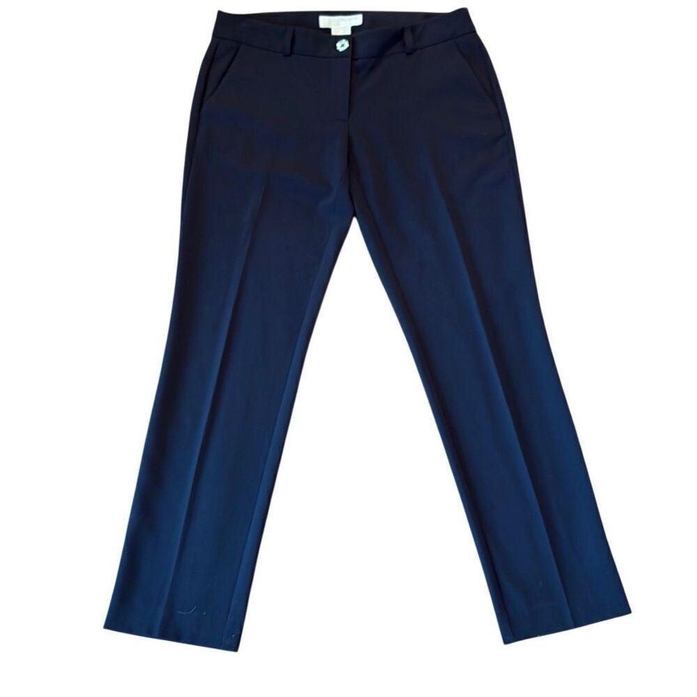 Michael Michael Kors black slim leg trouser pants size 2p